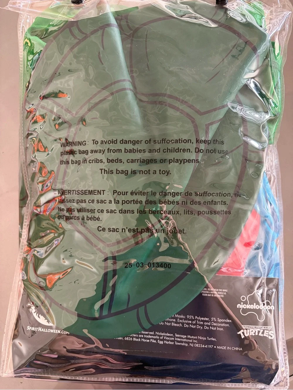 Teenage Mutant Ninja Turtles Raphael TMNT Green Dress Costume - Adult